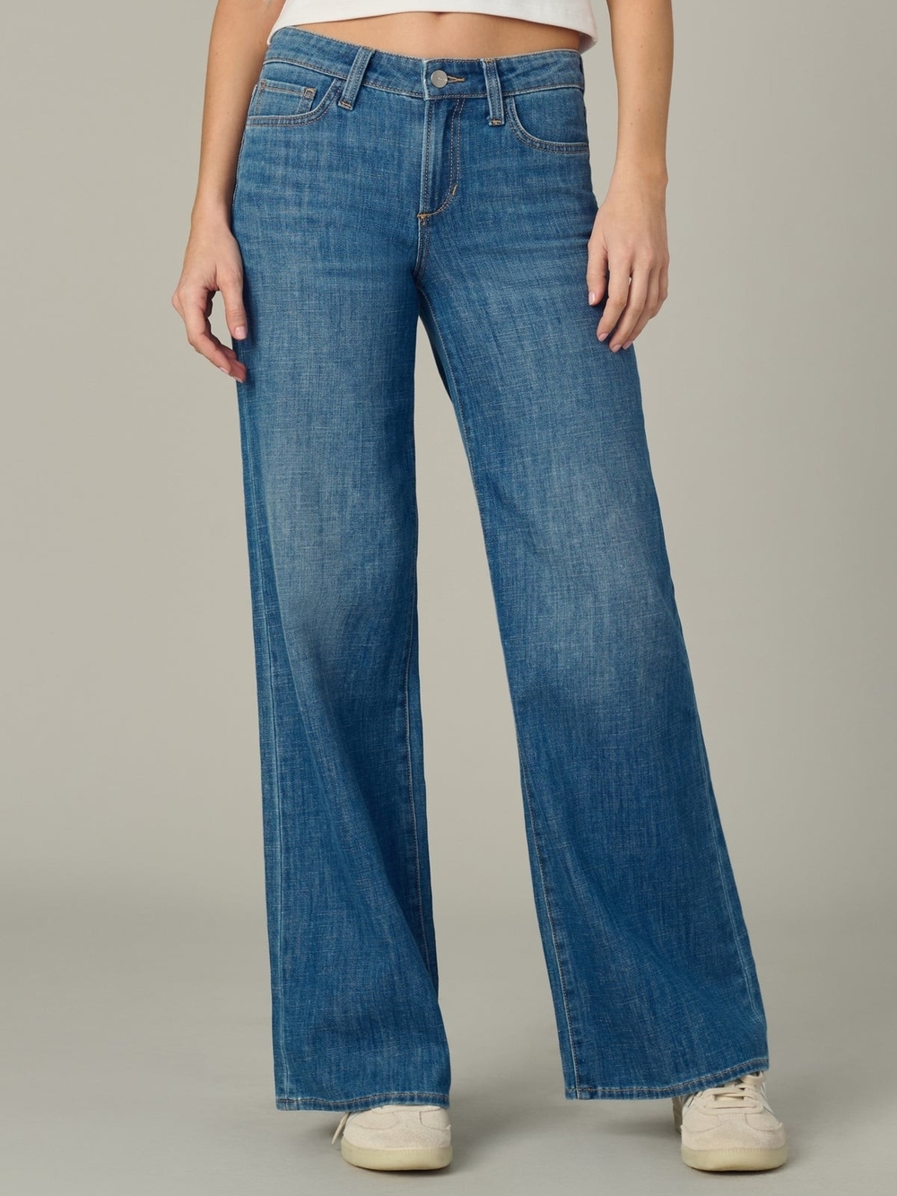 Joe's Jeans 'The Lou Lou' Low Rise Wide Leg Jeans